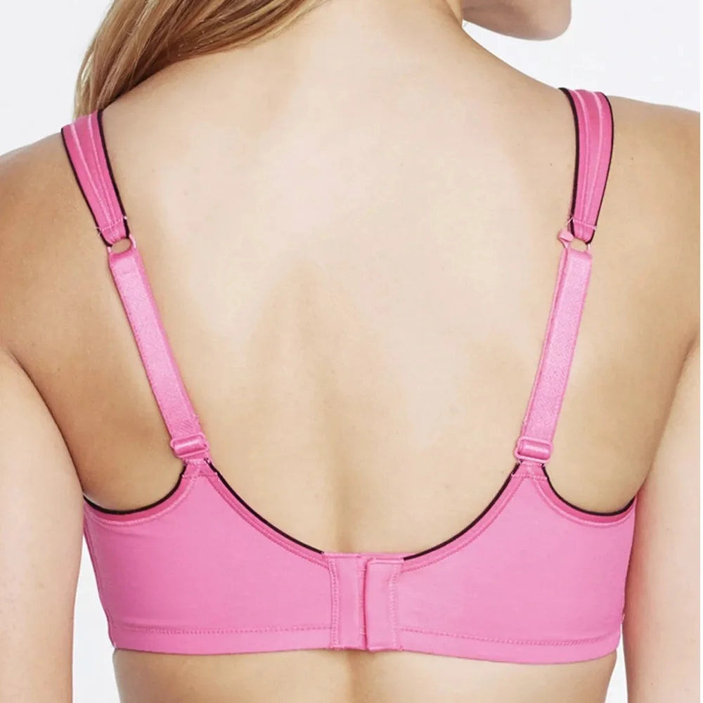 - Dominique SZ 34I Zoe Pro Max Convertible Underwire Pink Sport Bra! NEW! - Picture 3 of 10